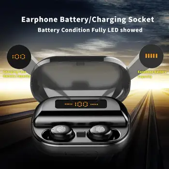 TWS Wireless Bluetooth Earphone V11 Hybrid Battery Capacity Displays in-ear Headset HiFi sound quality binaurals
TWS Wireless Bluetooth Earphone V11 Hybrid Battery Capacity Displays in-ear Headset HiFi sound quality binaurals