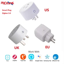 Zigbee 2Pcs 3.0 Smart Plug Voice Remote Control Compatible with Phillips Hub(Hub Required) Alexa Echo Dot SmartThings Hub
Zigbee 2Pcs 3.0 Smart Plug Voice Remote Control Compatible with Phillips Hub(Hub Required) Alexa Echo Dot SmartThings Hub
