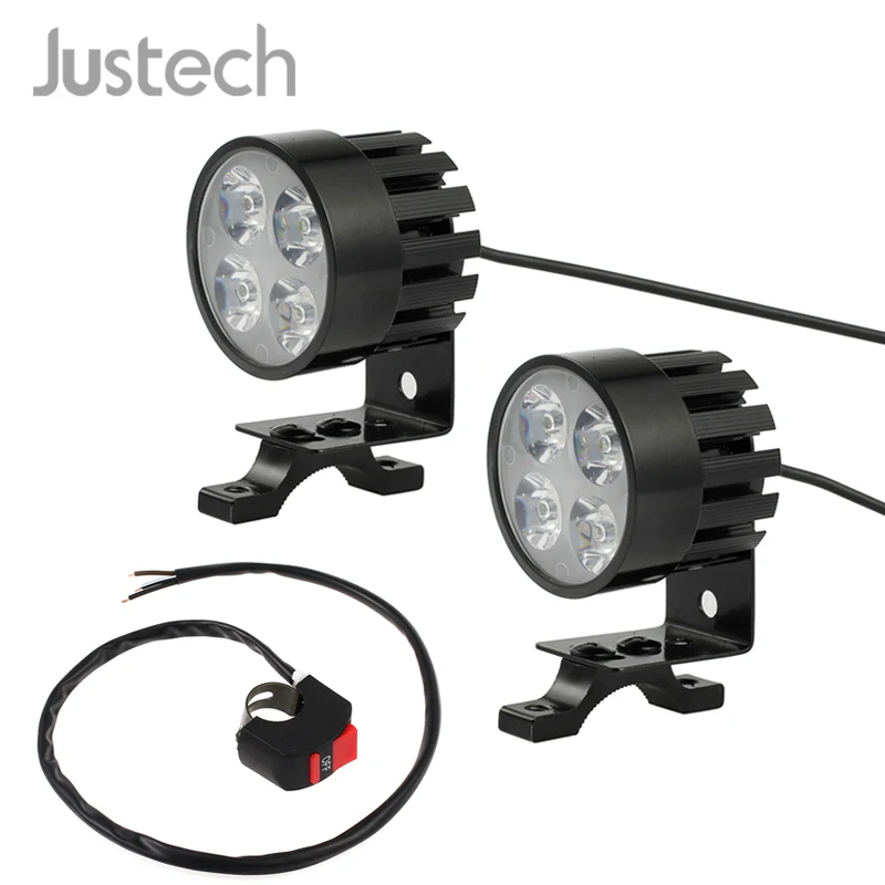 Universal 6500K LED Headlights Motorcycle Spot Lights Motorbike Front Fog Light Lamp + Button Switch Signals Headlight 12V 24V
Universal 6500K LED Headlights Motorcycle Spot Lights Motorbike Front Fog Light Lamp + Button Switch Signals Headlight 12V 24V