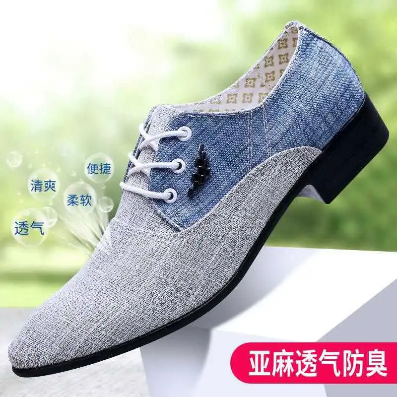 2019 New Products Large Size Men Formal Wear Business Leather Shoes-Style Formal Dress Espadrilles England Canvas Shoe Men's Tre
2019 New Products Large Size Men Formal Wear Business Leather Shoes-Style Formal Dress Espadrilles England Canvas Shoe Men's Tre