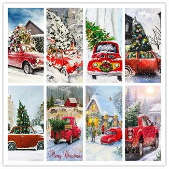 DIY Diamond Painting Christmas tree Full Diamond Embroidery Winter Landscape Car Cross stitch Mosaic Rhinestones Hobby Art gift
DIY Diamond Painting Christmas tree Full Diamond Embroidery Winter Landscape Car Cross stitch Mosaic Rhinestones Hobby Art gift
