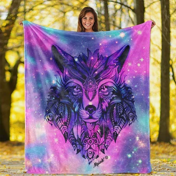 Custom Sofa Sherpa Fleece Blanket Wolf Print Winter Home Warm Blanket on Bed for Boys Teens Large Sheet Adult Office Blanket
Custom Sofa Sherpa Fleece Blanket Wolf Print Winter Home Warm Blanket on Bed for Boys Teens Large Sheet Adult Office Blanket