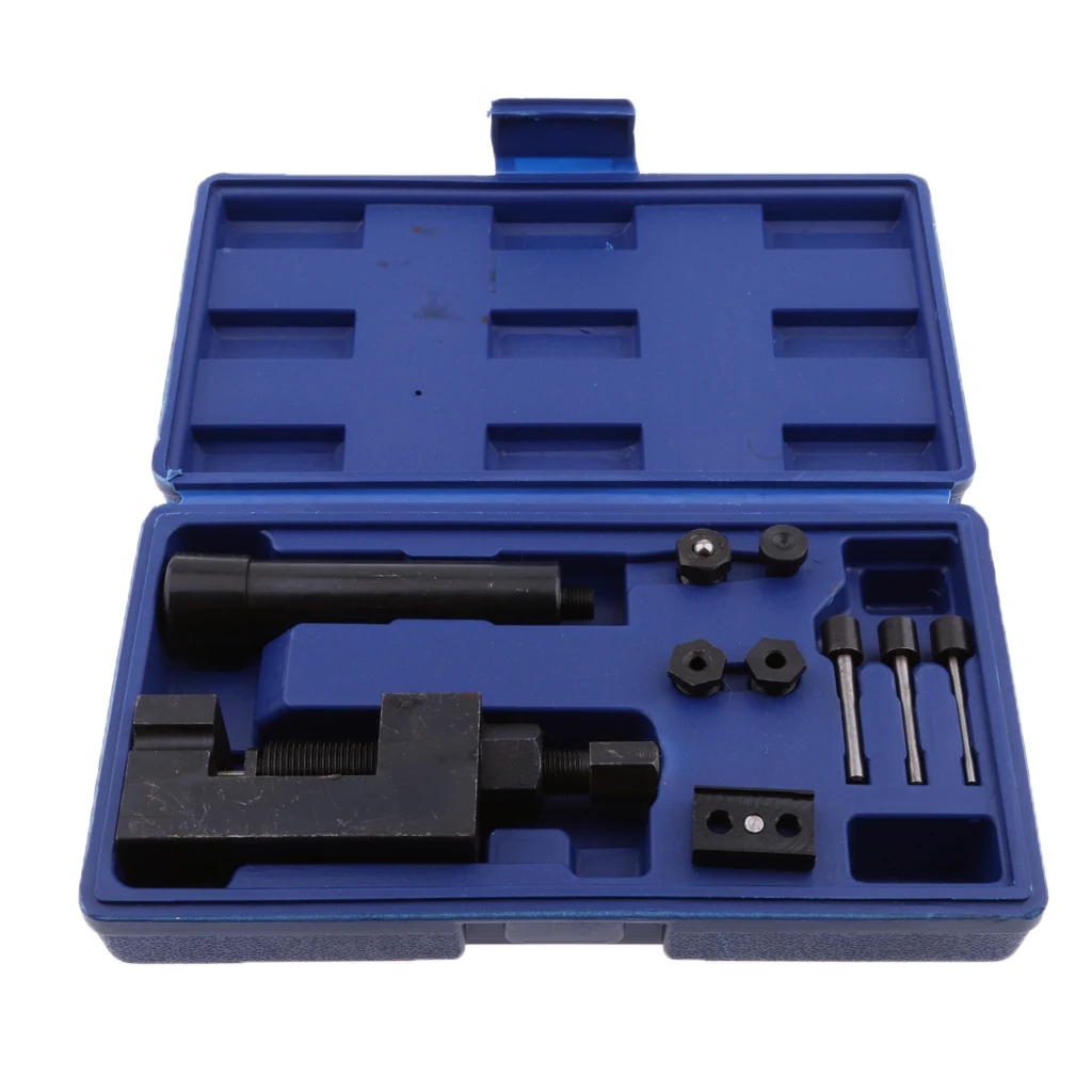1 Set Motorcycle Chain Breaker Splitter Riveting Tool Heavy Duty Rivet Repair Set
1 Set Motorcycle Chain Breaker Splitter Riveting Tool Heavy Duty Rivet Repair Set
