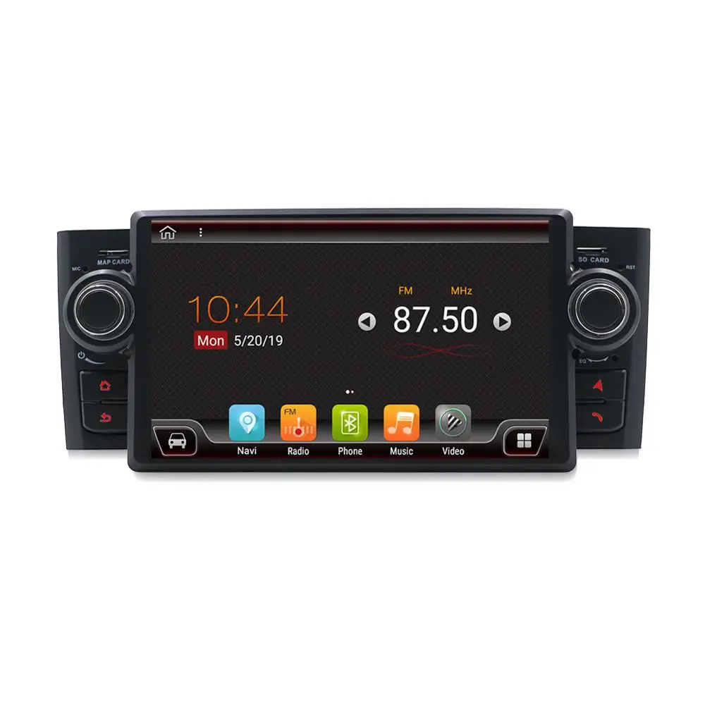 KLYDE 7 "1 Din автомобильное радио Android 10 0 для Fiat Linea 2006 Автомобильный мультимедийный