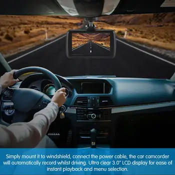 Hot Dash Camera Car DVR Video Recorder Camcorder Support Motion Detection G-sensor Loop Video Reversing Priority 3" 1080P FHD
Hot Dash Camera Car DVR Video Recorder Camcorder Support Motion Detection G-sensor Loop Video Reversing Priority 3" 1080P FHD