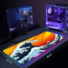 LED Mousepad Gaming Pad Mouse Pad Large Keyboard Mats Rubber Speed Desk Pad Artistic The Great Wave off Kanagawa RGB Mouse Pad
LED Mousepad Gaming Pad Mouse Pad Large Keyboard Mats Rubber Speed Desk Pad Artistic The Great Wave off Kanagawa RGB Mouse Pad