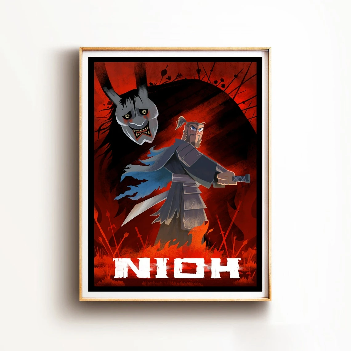Плакат для видеоигр Nioh Samurai Jack Mashup, плакат для видеоигр Nioh на холсте, постер с принтом веера, минималистичный Ретро художественный плакат
Плакат для видеоигр Nioh Samurai Jack Mashup, плакат для видеоигр Nioh на холсте, постер с принтом веера, минималистичный Ретро художественный плакат