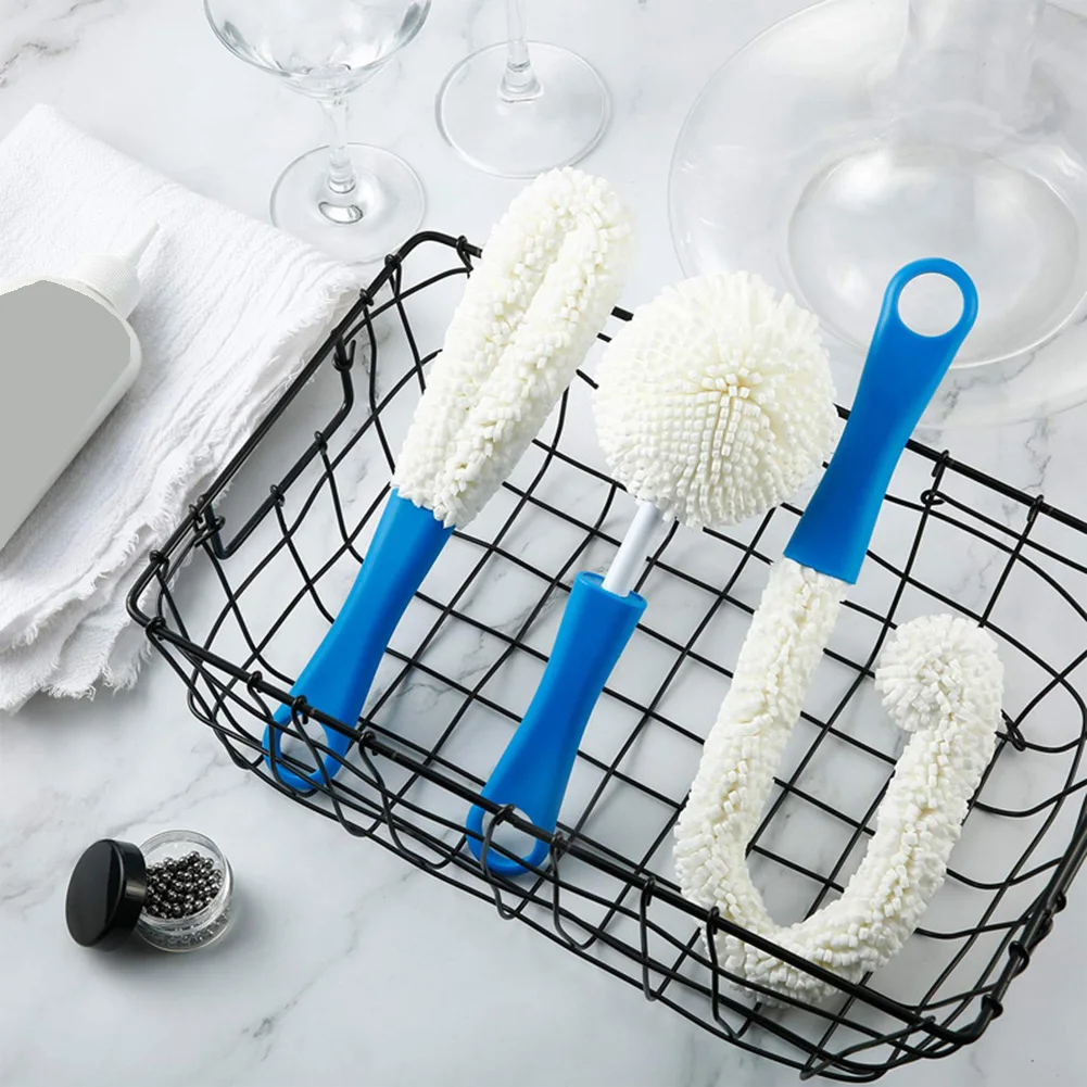 Bottle Cleaning Brush Flexible Bottle Scourer Multi-Function Household Tools for Decanters, Goblets, Glasses
Bottle Cleaning Brush Flexible Bottle Scourer Multi-Function Household Tools for Decanters, Goblets, Glasses