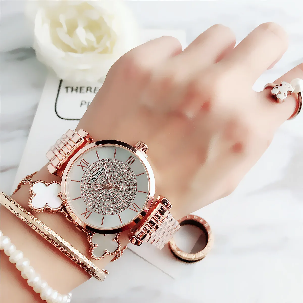 CONTENA Nice Women's fashion Luxury Buniness Wristwatch New Quartz Saati Montre Femme Relojes Mujer Clock 2019
CONTENA Nice Women's fashion Luxury Buniness Wristwatch New Quartz Saati Montre Femme Relojes Mujer Clock 2019