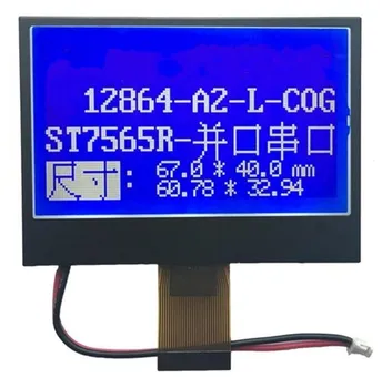 36PIN COG 12864 LCD Screen ST7565R Controller 3.3V Blue Backlight SPI/Parallel Interface
36PIN COG 12864 LCD Screen ST7565R Controller 3.3V Blue Backlight SPI/Parallel Interface