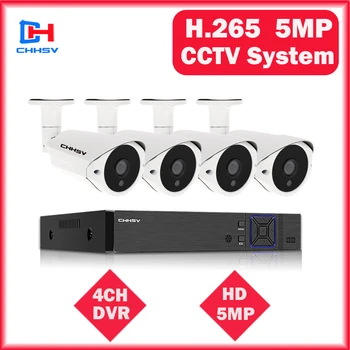 H.265 5MP 4CH 5MP AHD NVR System Outdoor Indoor 5.0MP HD CCTV Security Camera Waterproof Infrared CHHSV
H.265 5MP 4CH 5MP AHD NVR System Outdoor Indoor 5.0MP HD CCTV Security Camera Waterproof Infrared CHHSV