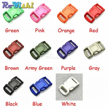 11pcs/pack 3/8"(11mm) Colorful Contoured Side Release Buckles for paracord Bracelets/Backpack
11pcs/pack 3/8"(11mm) Colorful Contoured Side Release Buckles for paracord Bracelets/Backpack