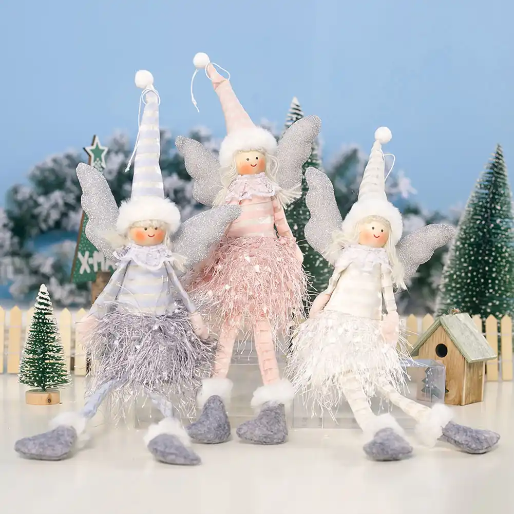 holiday ornament angel girl festive home decoration party gift