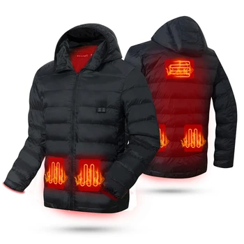 VINMORI Heated down jacket Rechargeable Heated Vest Outdoor Sports Safety Ski Hooded Warm Coat Clothing Self Heating Jacket
VINMORI Heated down jacket Rechargeable Heated Vest Outdoor Sports Safety Ski Hooded Warm Coat Clothing Self Heating Jacket