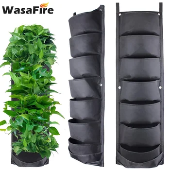 Waterproof Wall Mount Planter Pouch Green Grow Bag Vertical Hanging Garden Planter with 7 Pockets Home Garden Decor
Waterproof Wall Mount Planter Pouch Green Grow Bag Vertical Hanging Garden Planter with 7 Pockets Home Garden Decor