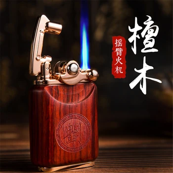 Jobon Sandalwood Inflatable Lighter Windproof Rocker Blue Flame Straight Into The Creative Personality Trend Retro Lighters
Jobon Sandalwood Inflatable Lighter Windproof Rocker Blue Flame Straight Into The Creative Personality Trend Retro Lighters