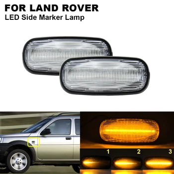 2PCS Clear Amber Sequential Dynamic LED Side Marker Lights For LAND ROVER Discovery 2 99-04 Freelander 02-05 Defender TD5 98~15
2PCS Clear Amber Sequential Dynamic LED Side Marker Lights For LAND ROVER Discovery 2 99-04 Freelander 02-05 Defender TD5 98~15