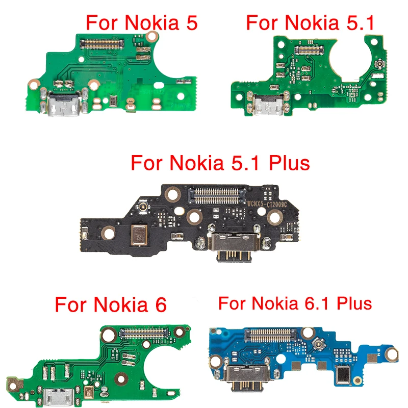 1 шт. USB зарядное устройство для Nokia 5 6 Plus док-разъем порт зарядки гибкий кабель |