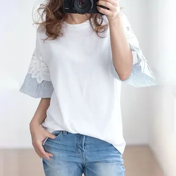 Women Summer Tops 2020 White O Neck Short Sleeve Female Summer Tops Elegant Women Summer Blouse Tops
Women Summer Tops 2020 White O Neck Short Sleeve Female Summer Tops Elegant Women Summer Blouse Tops