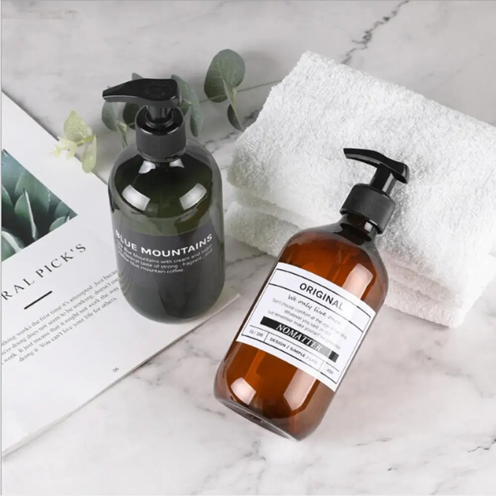 500ML Round Lotion Bottle With Pumps Shampoo Container Dispenser Kitchen Liquid Countertops Storage Bottle
500ML Round Lotion Bottle With Pumps Shampoo Container Dispenser Kitchen Liquid Countertops Storage Bottle