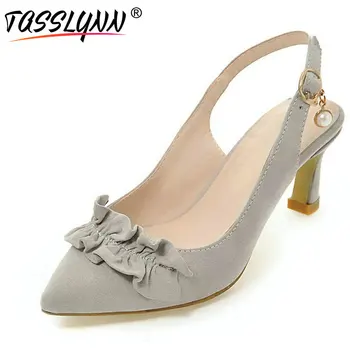 TASSLYNN 2020 Women Pumps Buckle PU Square High Heels Shoes Sweet Slingback Turned-over Edge Women Shoes Pointed Toe Size 34-43
TASSLYNN 2020 Women Pumps Buckle PU Square High Heels Shoes Sweet Slingback Turned-over Edge Women Shoes Pointed Toe Size 34-43