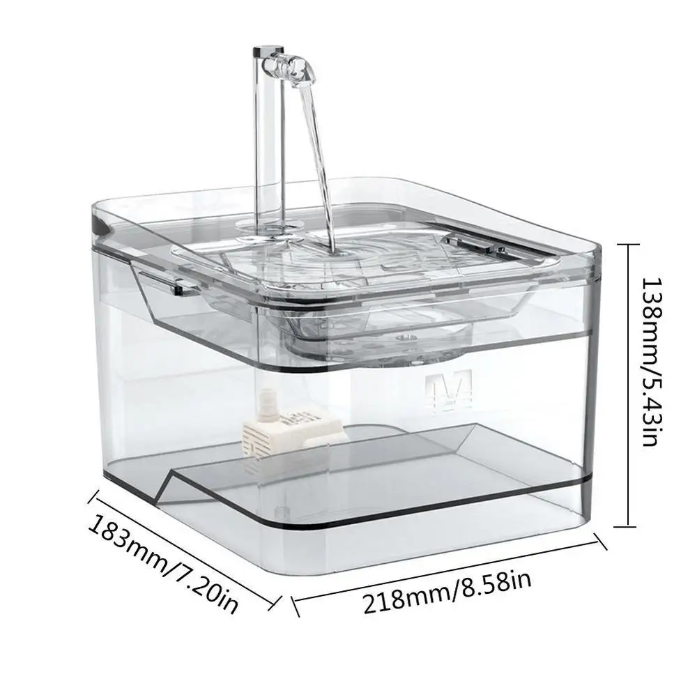 2.8L Smart Sensor Pets Water Dispenser Zero Noise USB Dual Outlet Mode 300ml Power Off Water Storage Cat Dogs Water Dispenser
2.8L Smart Sensor Pets Water Dispenser Zero Noise USB Dual Outlet Mode 300ml Power Off Water Storage Cat Dogs Water Dispenser