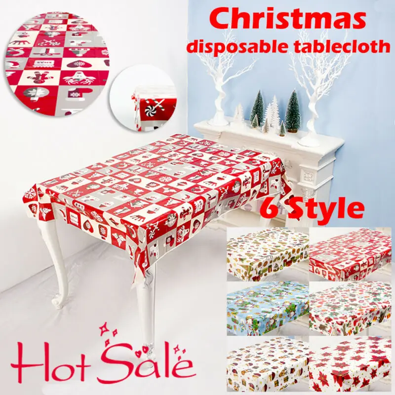 Christmas Disposable Tablecloth Floral Table Cloth Table Cover Home Decoration Rectangular Tea Table Cover Dining Xmas Decor
Christmas Disposable Tablecloth Floral Table Cloth Table Cover Home Decoration Rectangular Tea Table Cover Dining Xmas Decor