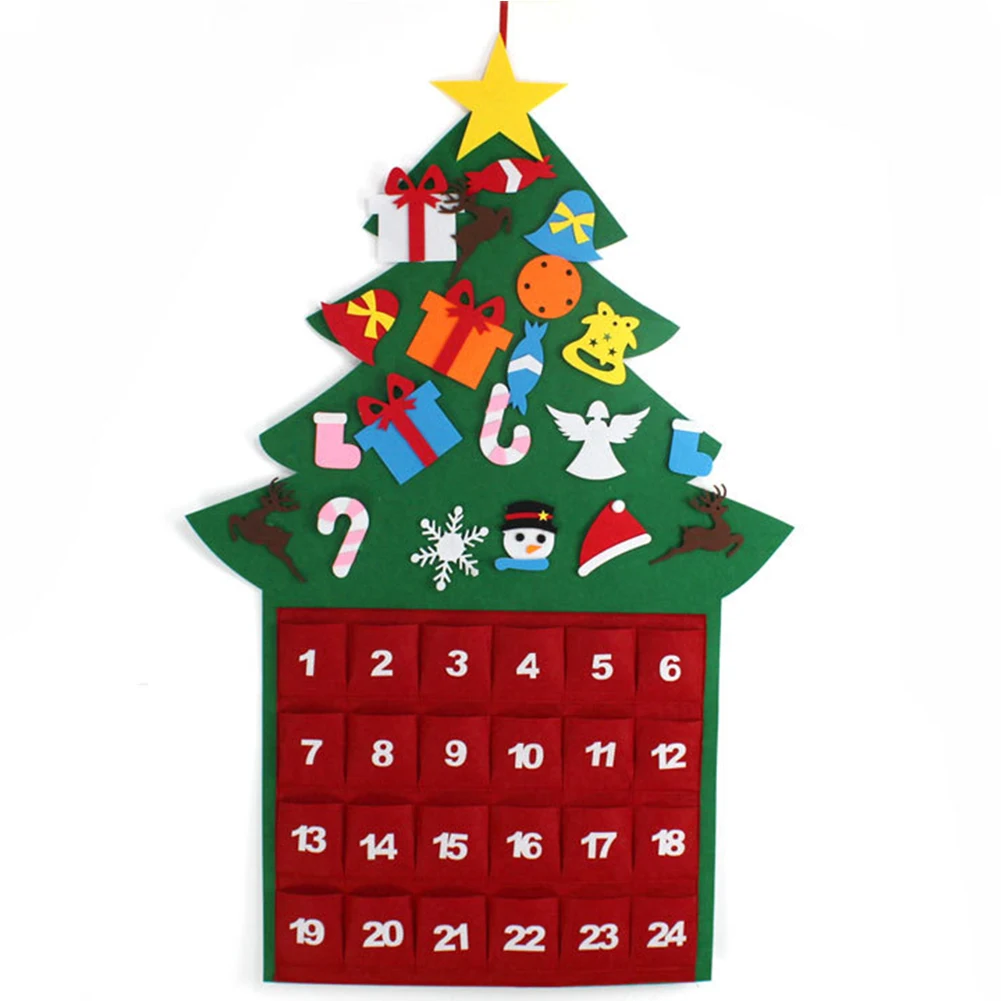 Pendant Pocket Christmas Tree Kid Gift Soft DIY Felt Countdown Calendar Home Decorative Date Memory Wall Hanging Magic Sticker
Pendant Pocket Christmas Tree Kid Gift Soft DIY Felt Countdown Calendar Home Decorative Date Memory Wall Hanging Magic Sticker
