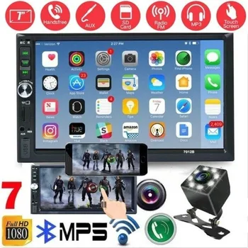 Car 7" 2 Din Radio Bluetooth HD 1024x600 Mp5 Player TF Card GPS Navigation TouchScreen Multimedia Player For Apple Android
Car 7" 2 Din Radio Bluetooth HD 1024x600 Mp5 Player TF Card GPS Navigation TouchScreen Multimedia Player For Apple Android