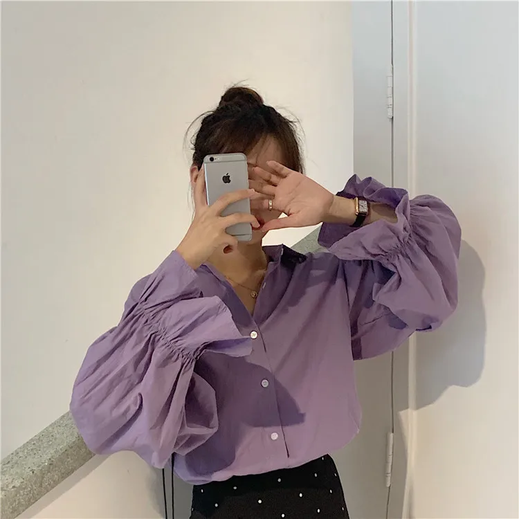 Korean preppy style spring autumn new Women's Clothing fashion brand Sweet beauty Blouses full sleeve loose casual shirts tops
Korean preppy style spring autumn new Women's Clothing fashion brand Sweet beauty Blouses full sleeve loose casual shirts tops