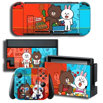 Vinyl Skin Protector Sticker Brown bear Skins Stickers for Nintendo Switch NS Console + Controller + Stand Sticker
Vinyl Skin Protector Sticker Brown bear Skins Stickers for Nintendo Switch NS Console + Controller + Stand Sticker