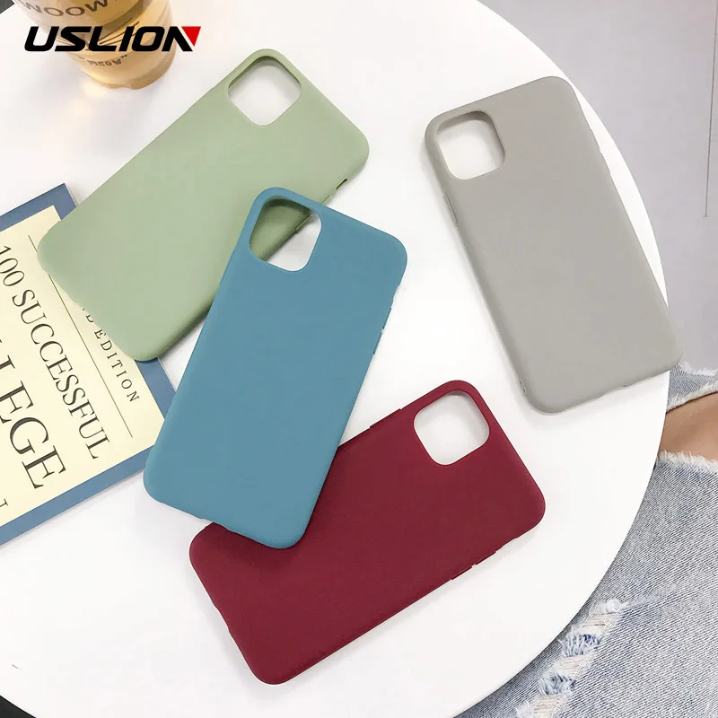 USLION Phone Case For iPhone X XS XR Xs Max 11 Pro Max Simple Solid Color Soft TPU Silicone Back Cover For iPhone 6 6s 7 8 Plus
USLION Phone Case For iPhone X XS XR Xs Max 11 Pro Max Simple Solid Color Soft TPU Silicone Back Cover For iPhone 6 6s 7 8 Plus