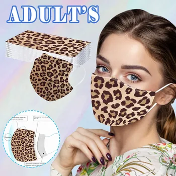 Leopard Print Disposable Protective Mask Adult Three-layer Dust-proof Anti Pollution Pm2.5 Mondkapjes Wegwerp Mondmasker 
Leopard Print Disposable Protective Mask Adult Three-layer Dust-proof Anti Pollution Pm2.5 Mondkapjes Wegwerp Mondmasker