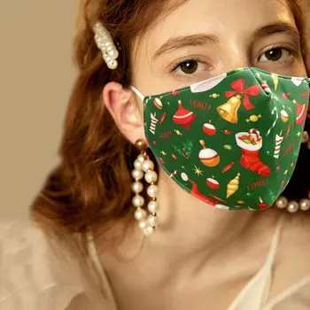 1 PCS Christmas Pattern Mask Adult Mask for Face Mouth Christmas Tree Halloween Mask Reusable Washable Mask with 2 Free Filters
1 PCS Christmas Pattern Mask Adult Mask for Face Mouth Christmas Tree Halloween Mask Reusable Washable Mask with 2 Free Filters