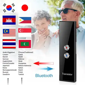 T8 PRO Translator bluetooth Intelligent APP 41 Languages Translation Speech Synchronous Translation Stick Multi-language Timely
T8 PRO Translator bluetooth Intelligent APP 41 Languages Translation Speech Synchronous Translation Stick Multi-language Timely