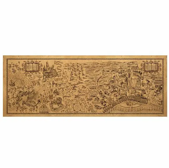 Harried Magic School The Marauder's Map of Wizarding World potter Cosplay Ticket Admission Letter Of Hogwartst School Toy gift