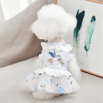 Summer Dog Lace Dress Sweet Small Dog Clothes Pet Wedding Dress Pet Flying Bird Pattern Princess Dress For Dogs Pet Costumes #
Summer Dog Lace Dress Sweet Small Dog Clothes Pet Wedding Dress Pet Flying Bird Pattern Princess Dress For Dogs Pet Costumes #