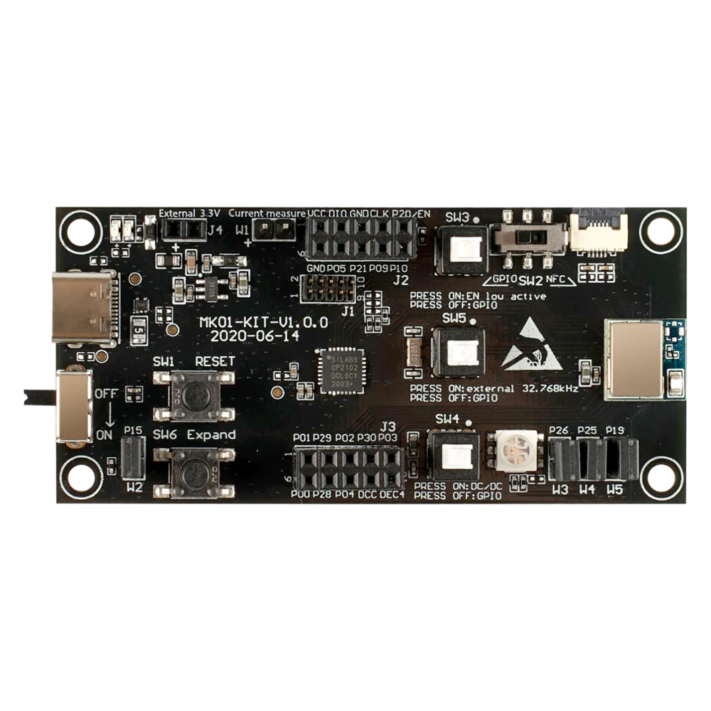 MK01 32 bit Arm High performance 2.4Ghz Antenna Bluetooth Moduel 64 MHz Development Board
MK01 32 bit Arm High performance 2.4Ghz Antenna Bluetooth Moduel 64 MHz Development Board