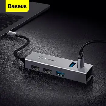 Baseus USB Hub 3 0 Adapter 5 Ports USB 3.0 Splitter High Speed Type-C Adapter for Notebook PC Computer Accessories
Baseus USB Hub 3 0 Adapter 5 Ports USB 3.0 Splitter High Speed Type-C Adapter for Notebook PC Computer Accessories