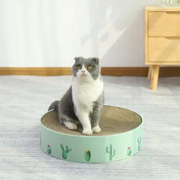 Cactus Cat Scratch board with Catnip Cat Lounge Handmade Cats Scratcher Scratching Post cat Interactive training Toy For Pet
Cactus Cat Scratch board with Catnip Cat Lounge Handmade Cats Scratcher Scratching Post cat Interactive training Toy For Pet