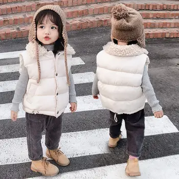 Autumn and Winter New Children Down Cotton Vest Thickened Boys and Girls Bread Vest Children's Clothing Warm Waistcoat Tide Coat
Autumn and Winter New Children Down Cotton Vest Thickened Boys and Girls Bread Vest Children's Clothing Warm Waistcoat Tide Coat