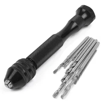 SHGO HOT-Mini Hand Drill,Precision Pin Vise Woodworking Hand Drill, miniature drill + 10pcs Mini Micro-Drill bit set with keyles
SHGO HOT-Mini Hand Drill,Precision Pin Vise Woodworking Hand Drill, miniature drill + 10pcs Mini Micro-Drill bit set with keyles