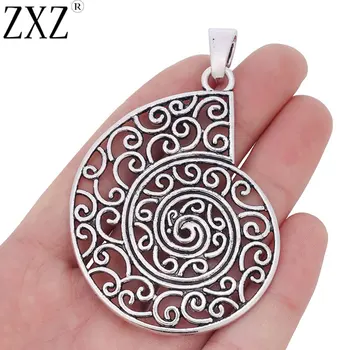 ZXZ 2pcs Large Spiral Swirl Conch Sea Snail Charms Pendants for Necklace Jewelry Making Findings 70x52mm
ZXZ 2pcs Large Spiral Swirl Conch Sea Snail Charms Pendants for Necklace Jewelry Making Findings 70x52mm