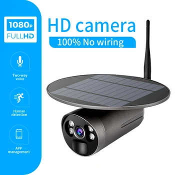1080P HD IP Camera Solar Panel Wifi CCTV Video PIR Human Alarm Night-vision with Loudspeaker Two-way Audio Rechargeable Battery
1080P HD IP Camera Solar Panel Wifi CCTV Video PIR Human Alarm Night-vision with Loudspeaker Two-way Audio Rechargeable Battery