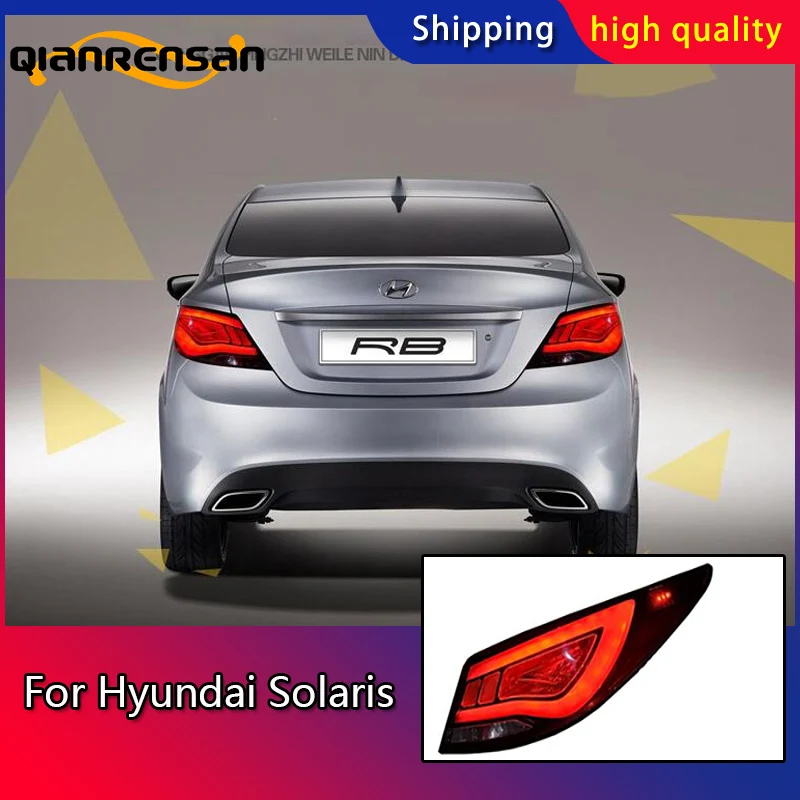 Car Styling tail lights for Hyundai Hyundai Solaris tail lights Accent Verna led tail light drl rear lamp signal+brake+reverse
Car Styling tail lights for Hyundai Hyundai Solaris tail lights Accent Verna led tail light drl rear lamp signal+brake+reverse