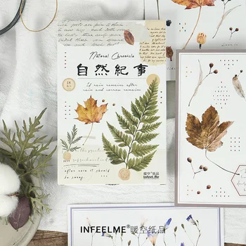 18 pcs/lot Natural plant leaves Greeting Card Postcard Birthday Letter Envelope Gift Card Set Message Card
18 pcs/lot Natural plant leaves Greeting Card Postcard Birthday Letter Envelope Gift Card Set Message Card