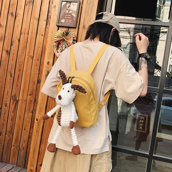 Backpack handbags 2020 new trendy fashion casual canvas bag all-match small backpack simple protable
Backpack handbags 2020 new trendy fashion casual canvas bag all-match small backpack simple protable