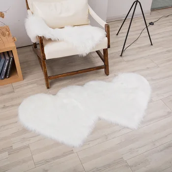 Living Room Carpet Rugs Double Heart Artificial Wool Sheepskin Floor Area Rug Shaggy Bedroom Kids Room Faux Fluffy Carpets Mats
Living Room Carpet Rugs Double Heart Artificial Wool Sheepskin Floor Area Rug Shaggy Bedroom Kids Room Faux Fluffy Carpets Mats