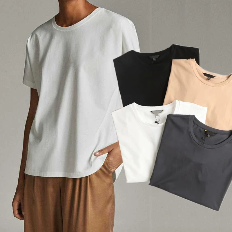 Summer Solid Color Tops Women Clothes O-neck Simple Tee Shirt Femme Short Sleeve Cotton Casual T-shirt Camisetas Verano Mujer
Summer Solid Color Tops Women Clothes O-neck Simple Tee Shirt Femme Short Sleeve Cotton Casual T-shirt Camisetas Verano Mujer