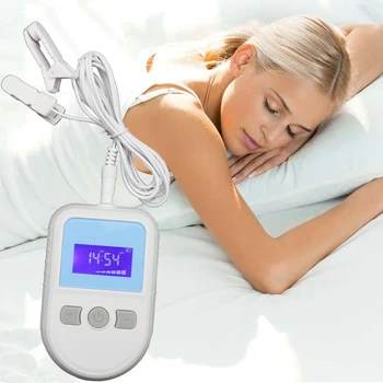 Treat Insomnia Sleepless Device for Migraine Neurosism Anxiety Depression Stress Physical Tens Therapy Personal Health Monitor 
Treat Insomnia Sleepless Device for Migraine Neurosism Anxiety Depression Stress Physical Tens Therapy Personal Health Monitor